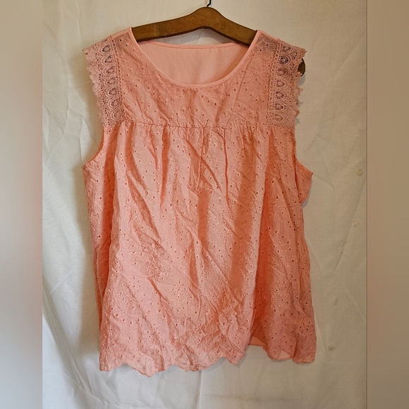 Plus Size Sleeveles Top Blouse 2XL - Picture 1 of 7
